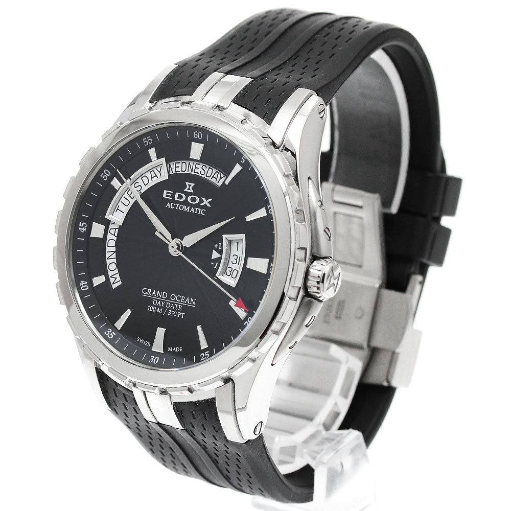 EDOX Grand Ocean 83006 Day date black Dial Automatic Men's Watch_946708