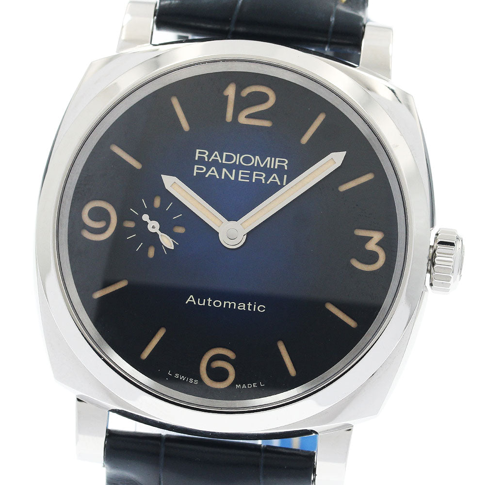 PANERAI Radiomir 1940 3 Days Acciaio 2018 Boutique Exclusive PAM00933 blue Dial Automatic Men's Watch_946711