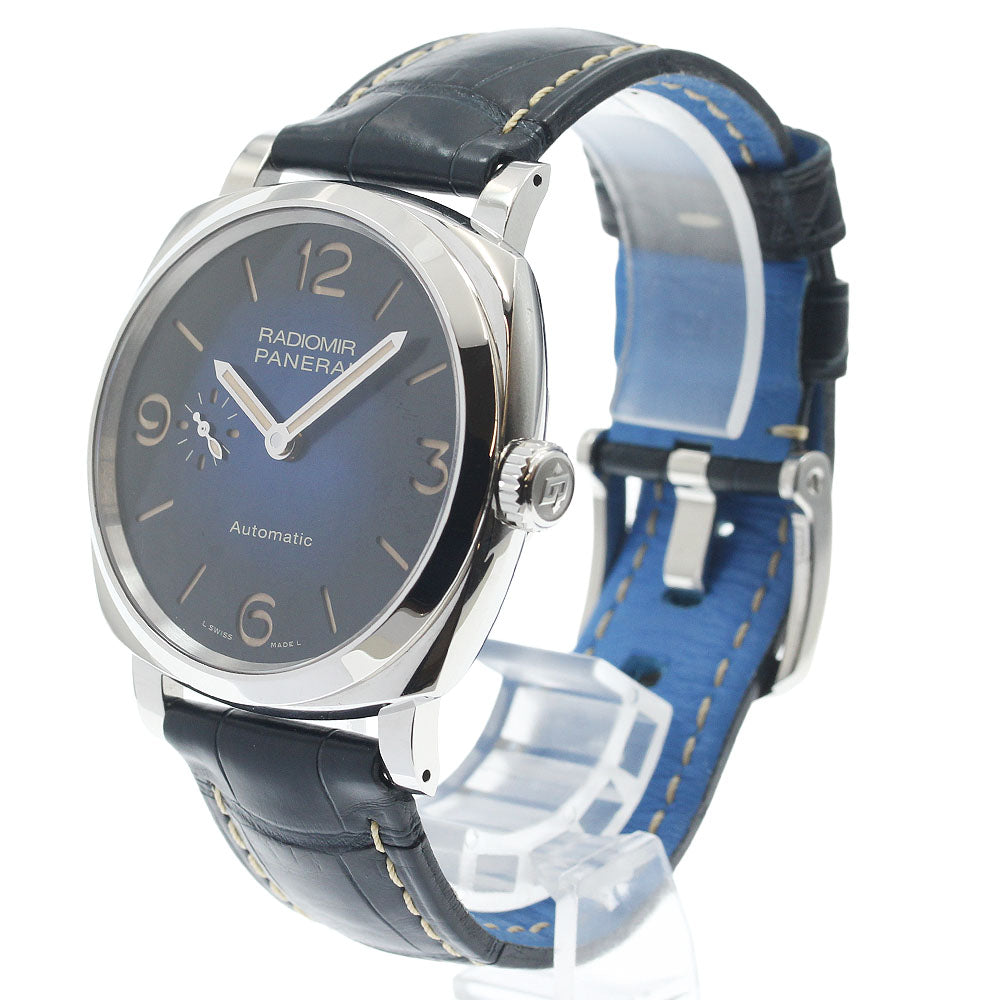PANERAI Radiomir 1940 3 Days Acciaio 2018 Boutique Exclusive PAM00933 blue Dial Automatic Men's Watch_946711