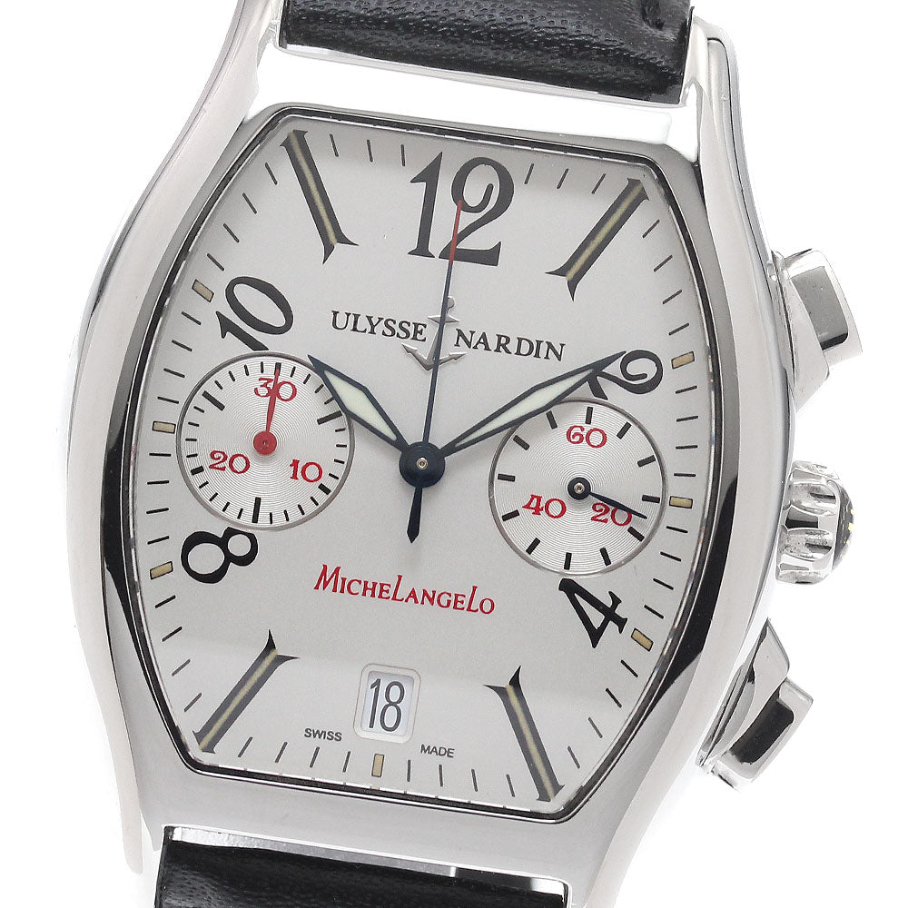 Ulysse Nardin Michelangelo 563-42 Chronograph Silver Dial Automatic Men's_946714