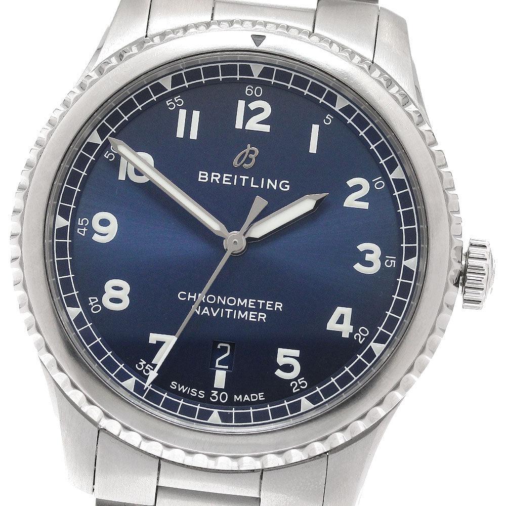 BREITLING Navitimer8 A17314 Date Navy Dial Automatic Men's Watch_946717