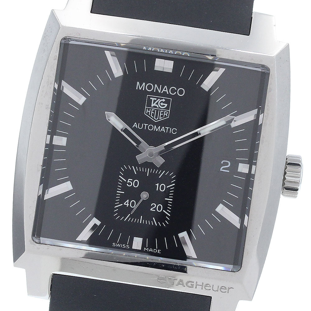 TAG HEUER Monaco WW2110.FT6005 Date black Dial Automatic Men's Watch_946721