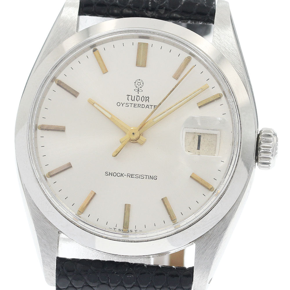TUDOR Oyster Date 7939 Kobara Silver Dial Hand Winding Men's Watch_946735