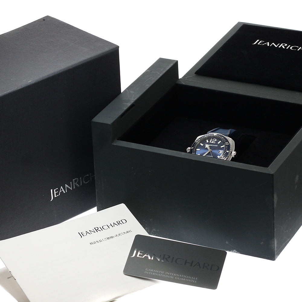 JEANRICHARD aquascope 60140-11-41C-AC4D Date blue Dial Automatic Men's Watch_946737