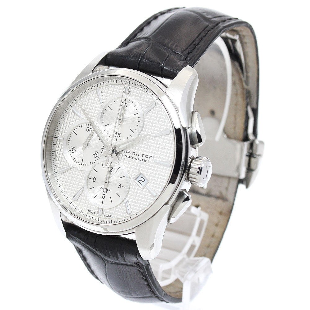 HAMILTON Jazz master H325960 Chronograph Date Silver Dial Automatic Men's Watch_946762