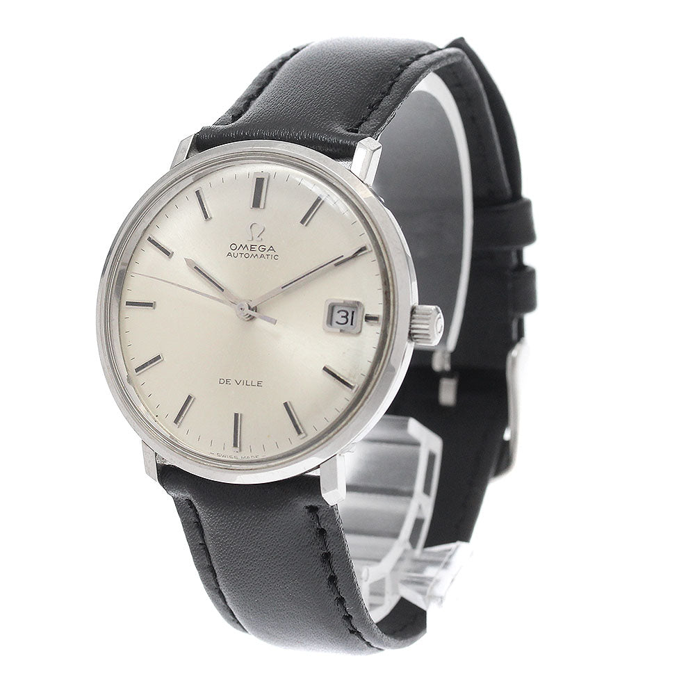 OMEGA De Ville 166.033 Date Silver Dial Automatic Men's Watch_946771