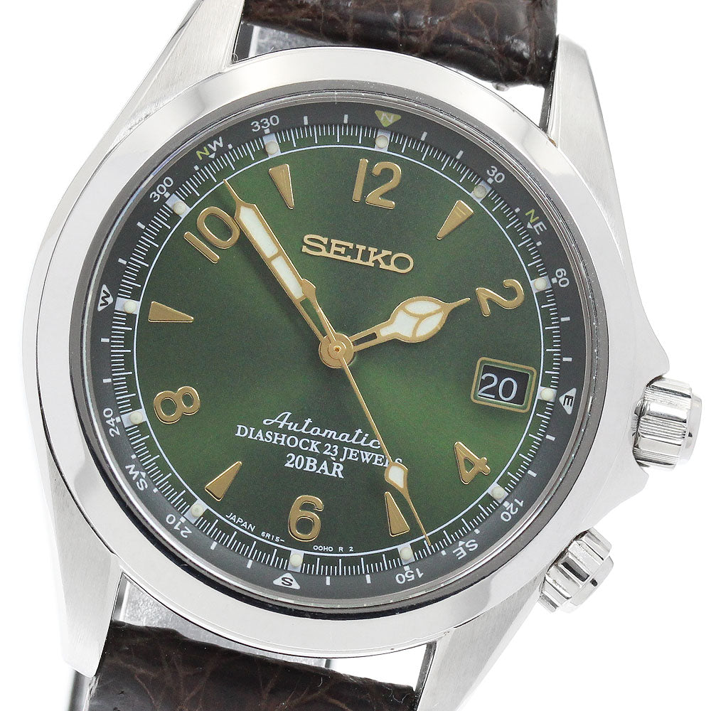 SEIKO Mechanical alpinist SARB017/6R15-00E0 Date green Dial Automatic Men's Watch_946808