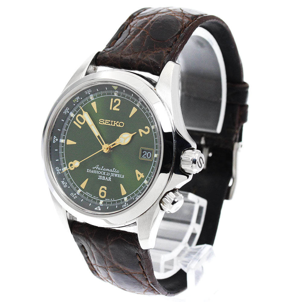 SEIKO Mechanical alpinist SARB017/6R15-00E0 Date green Dial Automatic Men's Watch_946808