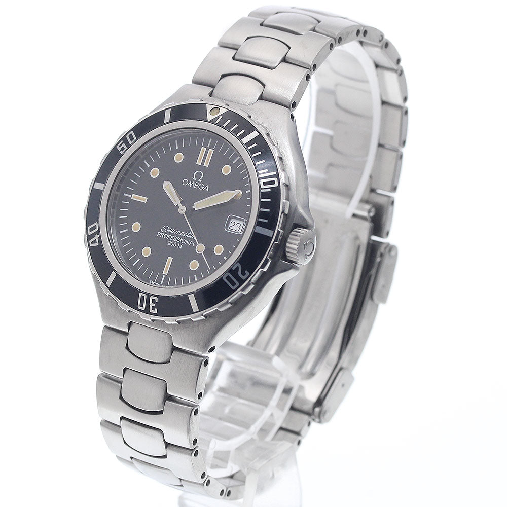 OMEGA Seamaster200M Date Black Dial Quartz Men's Watch_946812