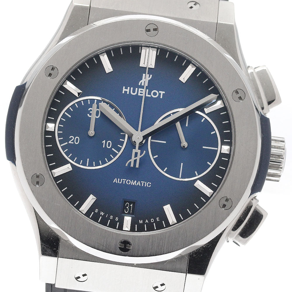 HUBLOT Classic fusion 521.NX.6670.LR.JPN18 Chronograph deep blue Dial Automatic Men's Watch_946825
