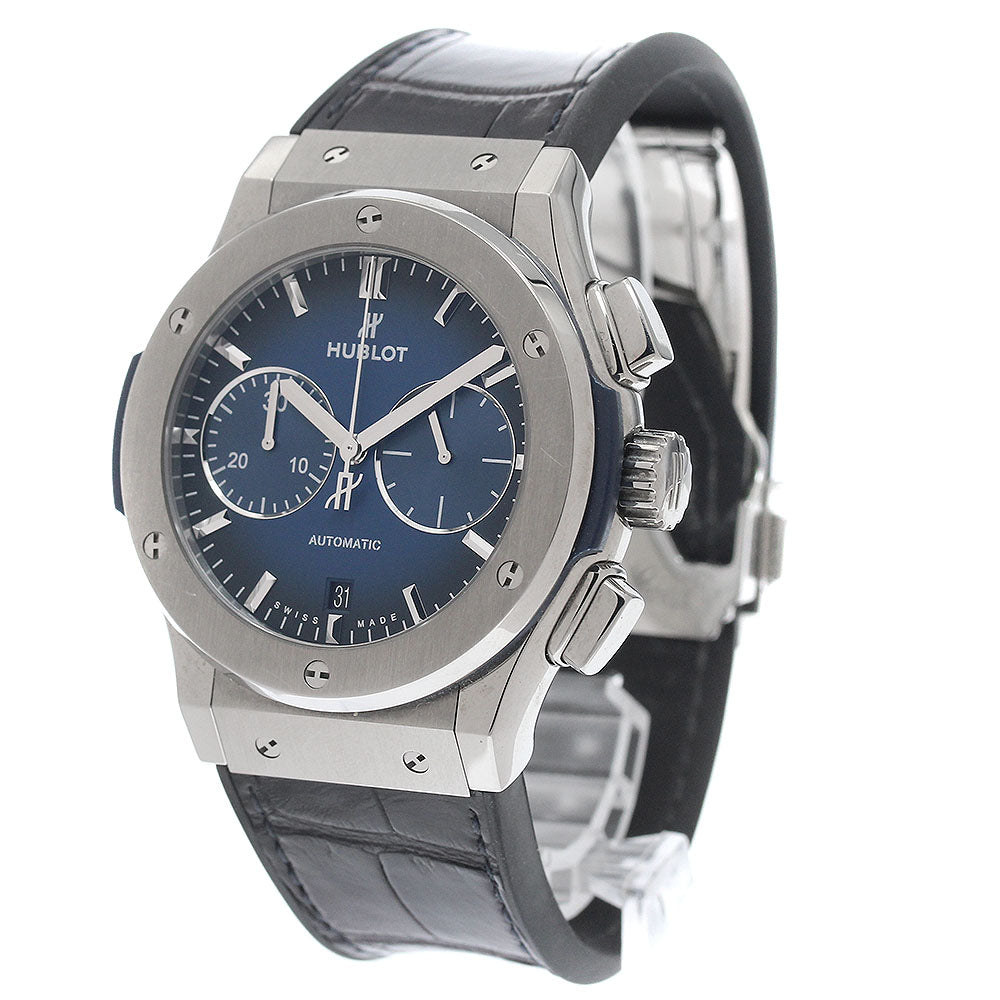 HUBLOT Classic fusion 521.NX.6670.LR.JPN18 Chronograph deep blue Dial Automatic Men's Watch_946825