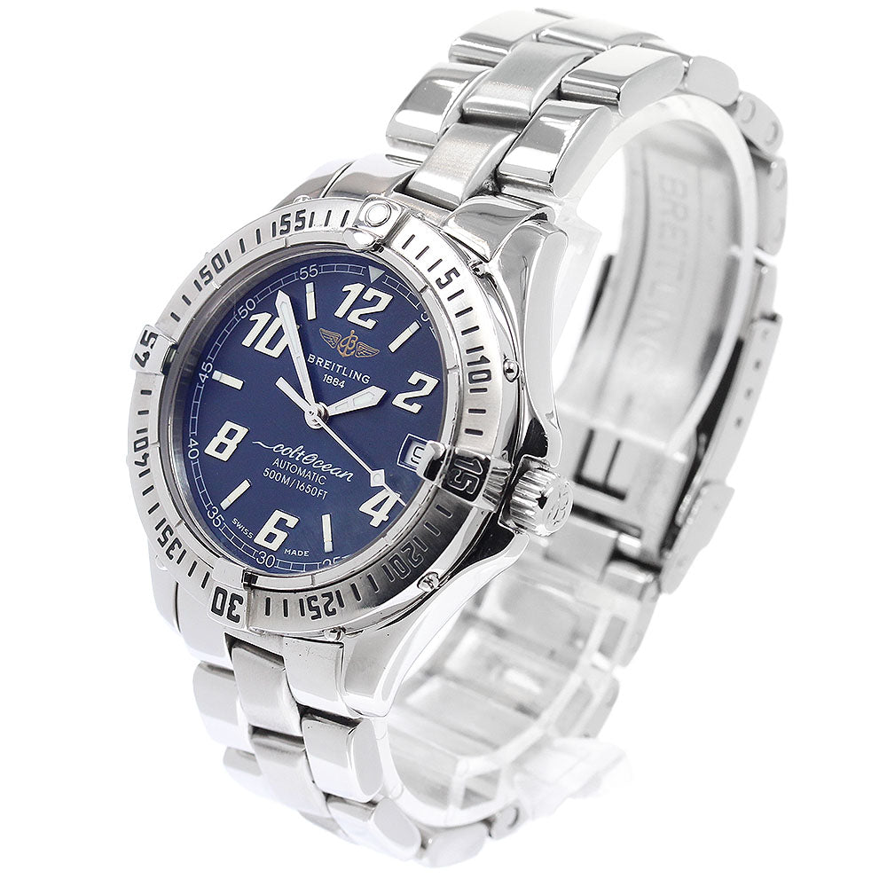 BREITLING Colt Ocean A17350 Date Navy Dial Automatic Men's Watch_946831