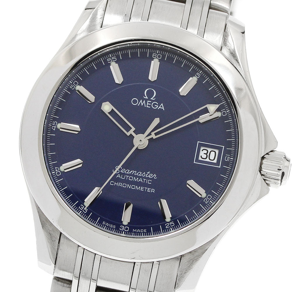 OMEGA Seamaster120m 2507.80 Jacques Mayol 2001 Navy Dial Quartz Men's_946836