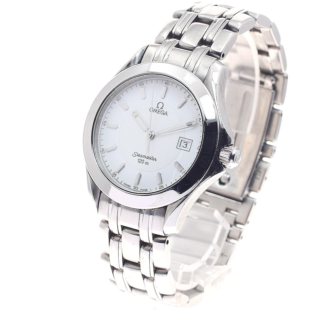 OMEGA Seamaster120 2511.21 Date white Dial Quartz Men's Watch_946843