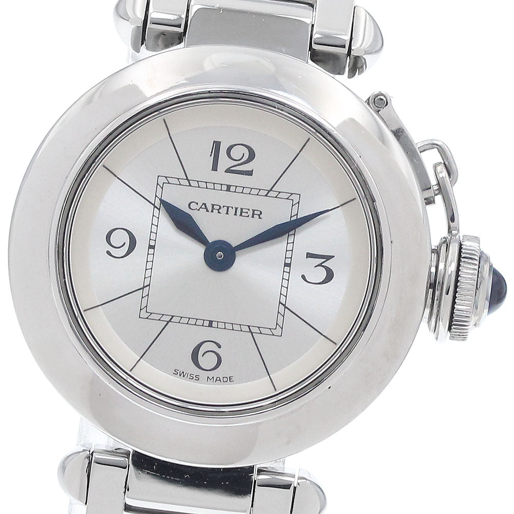 CARTIER Mispacha W3140007 Silver Dial Quartz Ladies Watch_946893