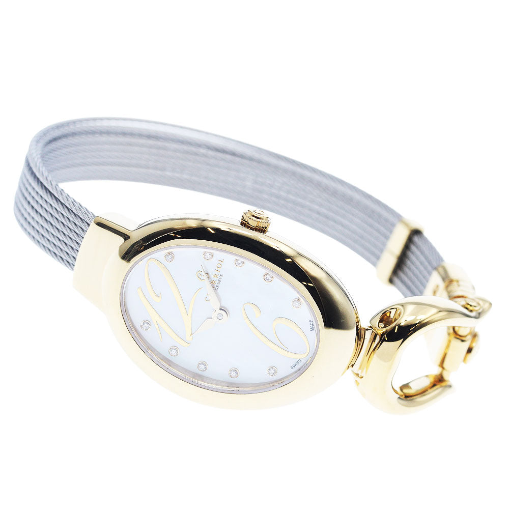 CHARRIOL Marie Olga MOY.570.O02 10P diamond White shell Dial Quartz Ladies Watch_946899