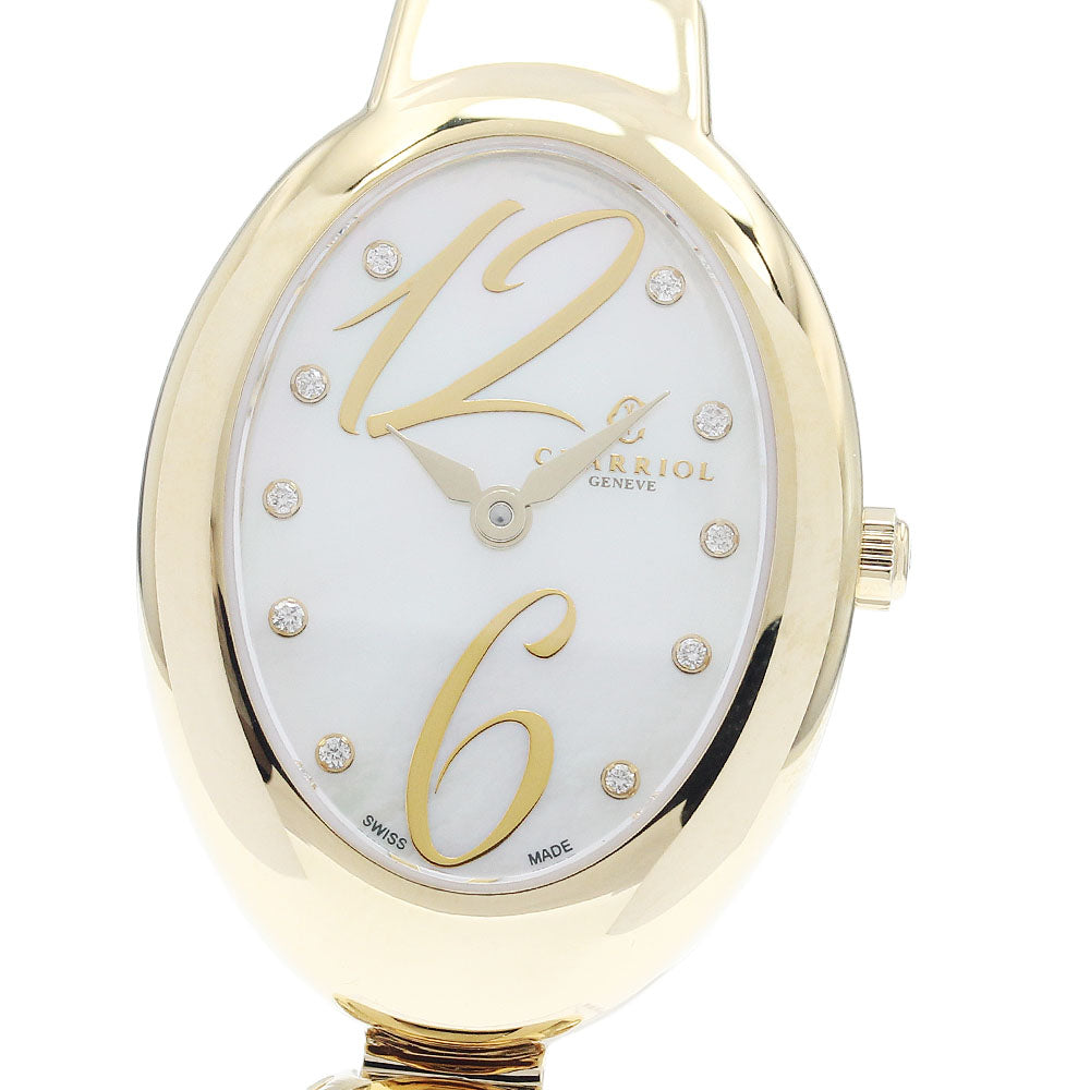CHARRIOL Marie Olga MOY.570.O02 10P diamond White shell Dial Quartz Ladies Watch_946900