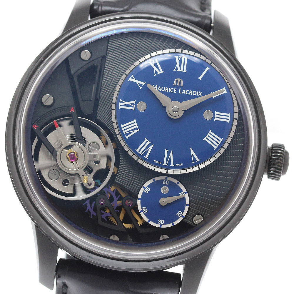 MAURICE LACROIX master piece gravity MP6118-PVB01-410 40th Anniversary Limited Edition blue-black Dial Automatic Men's Watch_946913