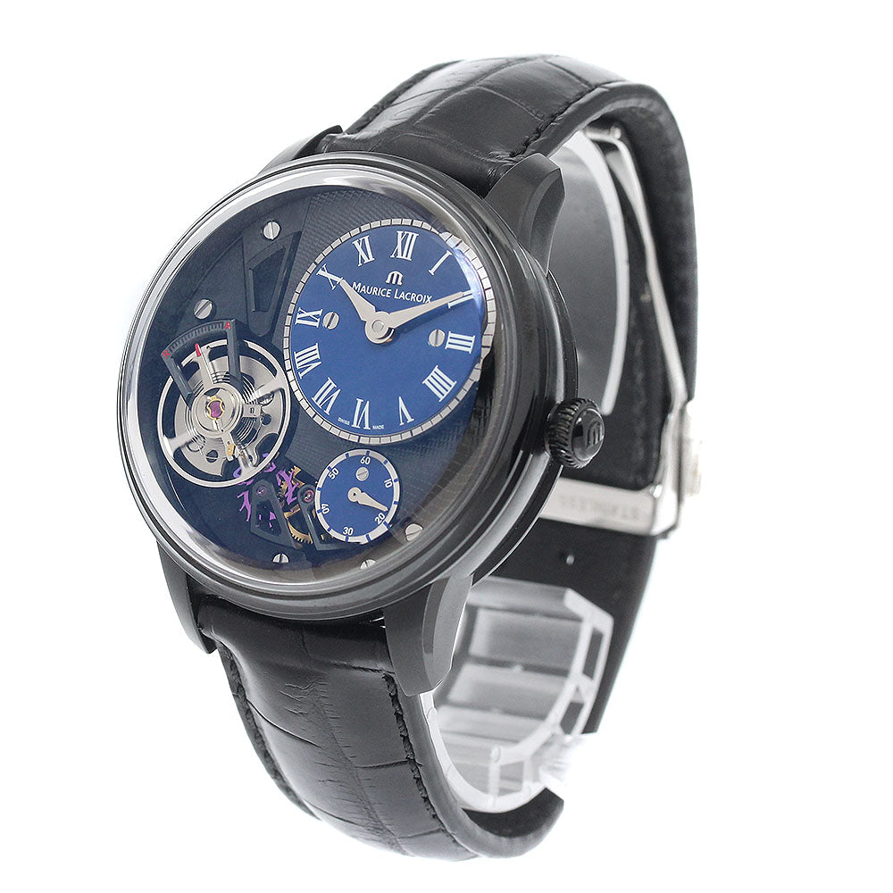 MAURICE LACROIX master piece gravity MP6118-PVB01-410 40th Anniversary Limited Edition blue-black Dial Automatic Men's Watch_946913