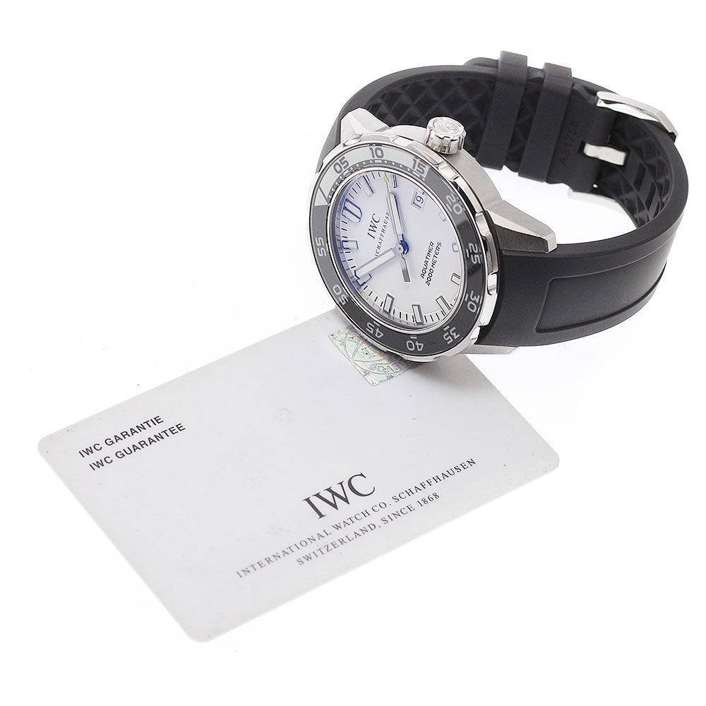 IWC SCHAFFHAUSEN Aqua timer IW356806 white Dial Automatic Men's Watch_946914