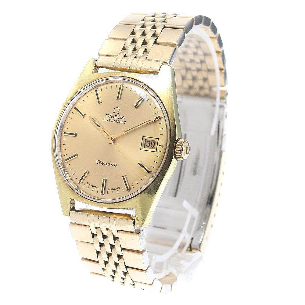 OMEGA Geneve 166.041 cal.565 Date Gold Dial Automatic Men's Watch_946935