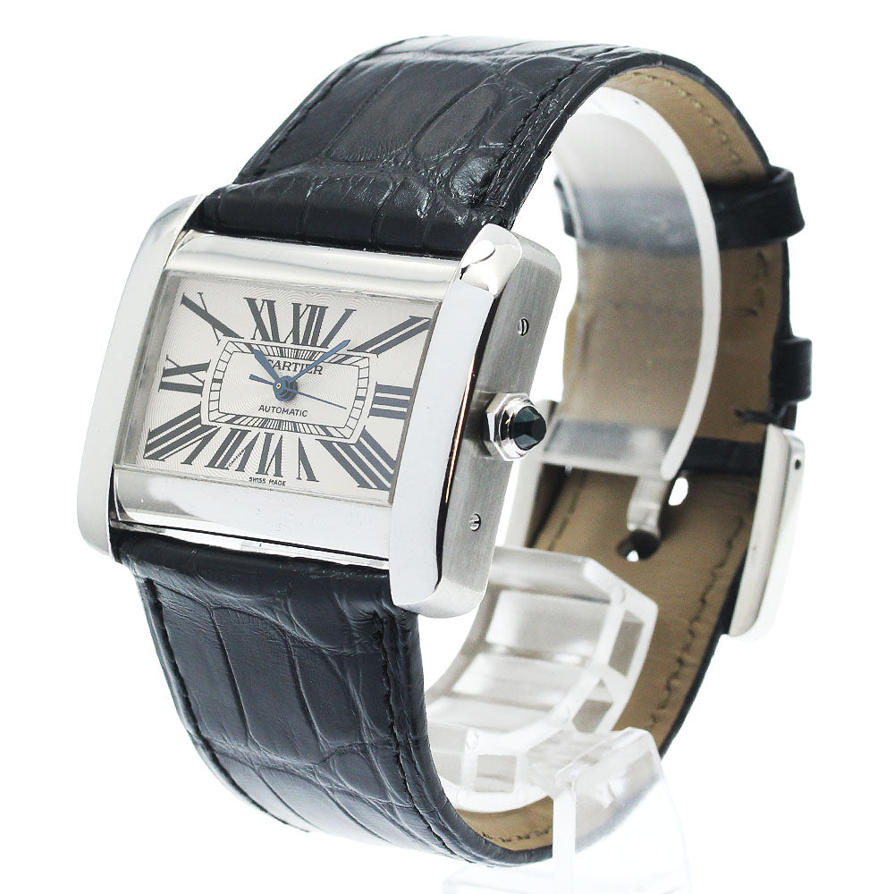 CARTIER Tank Divan LM W6300755 Silver Dial Automatic Men's Watch_946946
