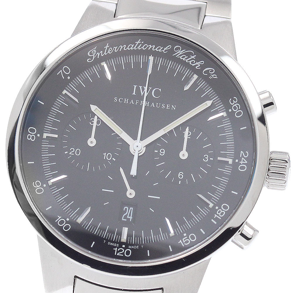 IWC SCHAFFHAUSEN GST IW372702 Chronograph black Dial Quartz Men's Watch_946950