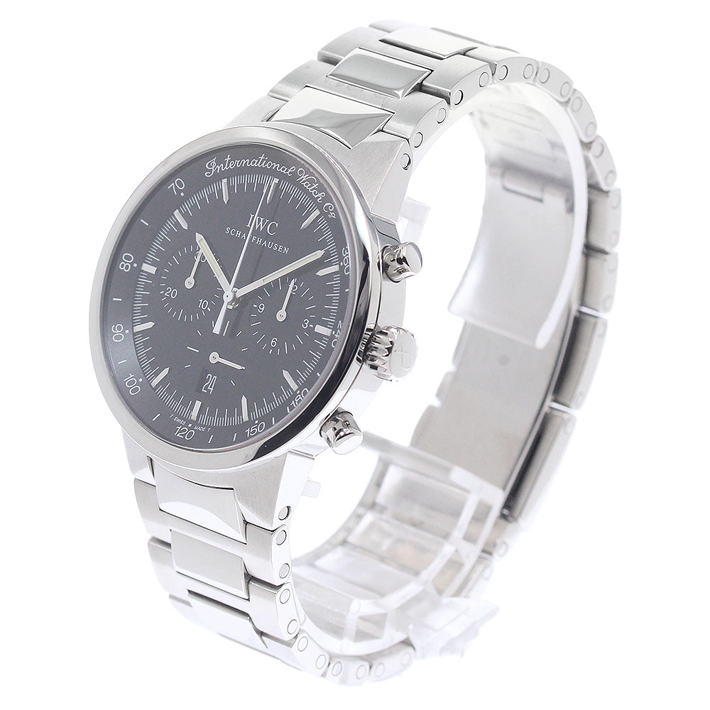 IWC SCHAFFHAUSEN GST IW372702 Chronograph black Dial Quartz Men's Watch_946950
