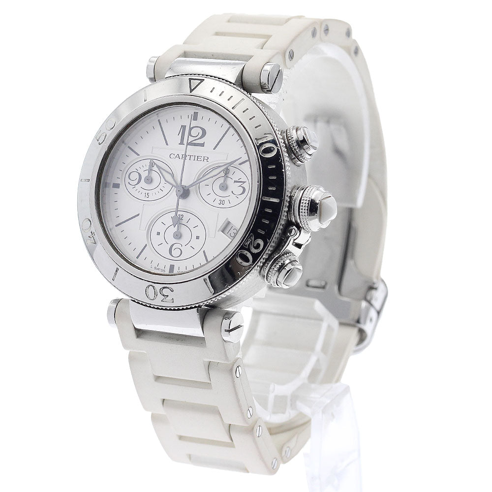 CARTIER Pacha Sea timer W3140005 Date Chronograph Quartz Boy's_946979