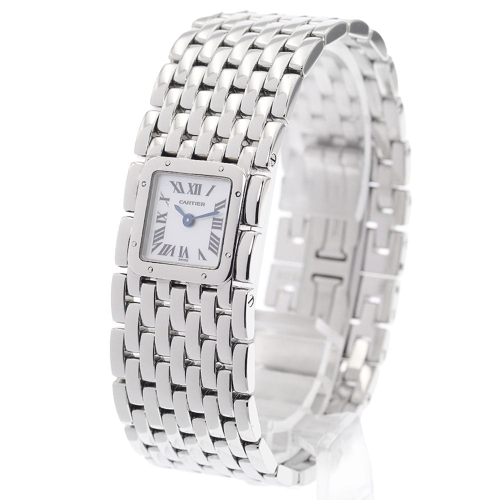 CARTIER PANTHERE Ribbon W61001T9 Shell dial White shell Dial Quartz Ladies Watch_946980