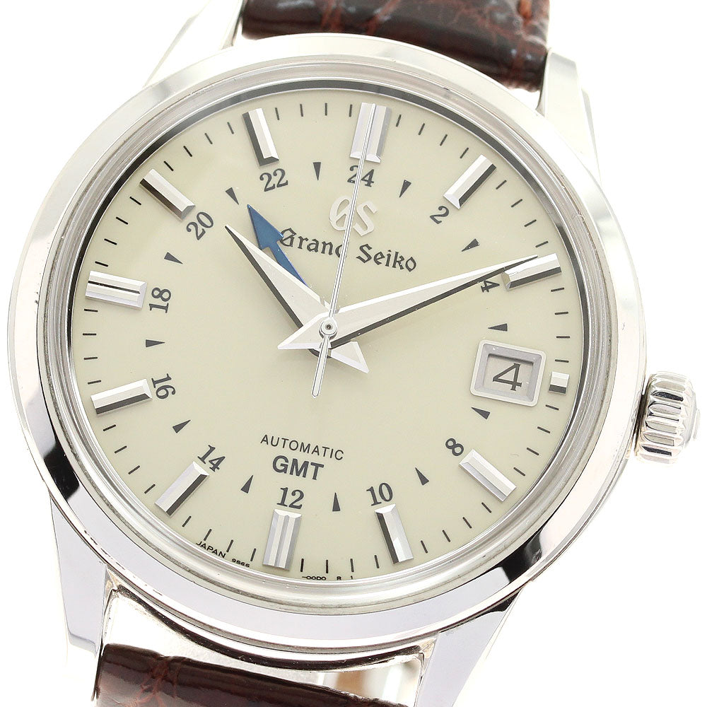 SEIKO Grand Seiko SBGM221/9S66-00A0 Mechanical gmt beige Dial Automatic Men's Watch_946984