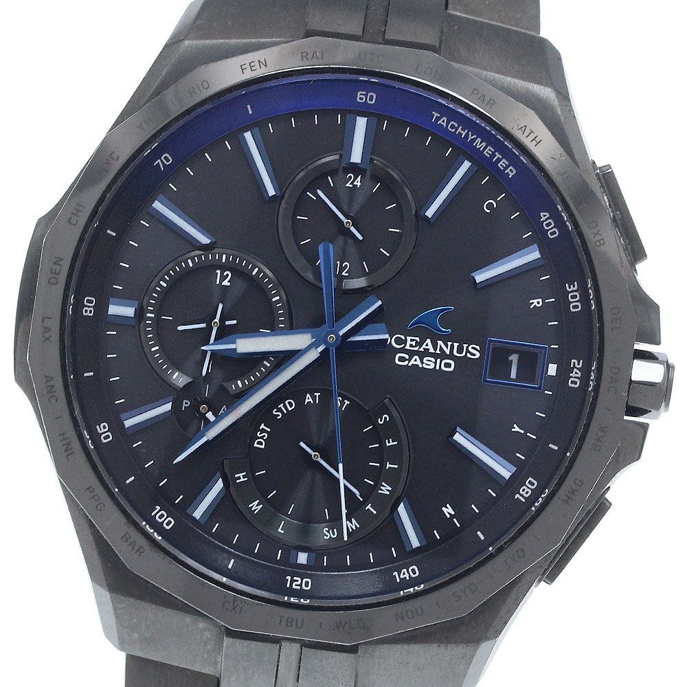 CASIO Oceanus Manta OCW-S5000B-1AJF Solar Powered Radio Men's Watch_946987