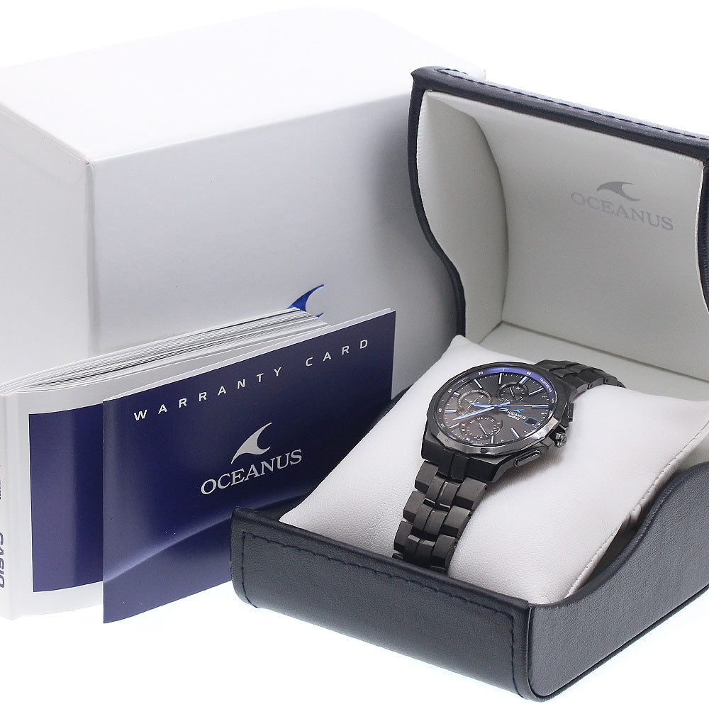 CASIO Oceanus Manta OCW-S5000B-1AJF Solar Powered Radio Men's Watch_946987