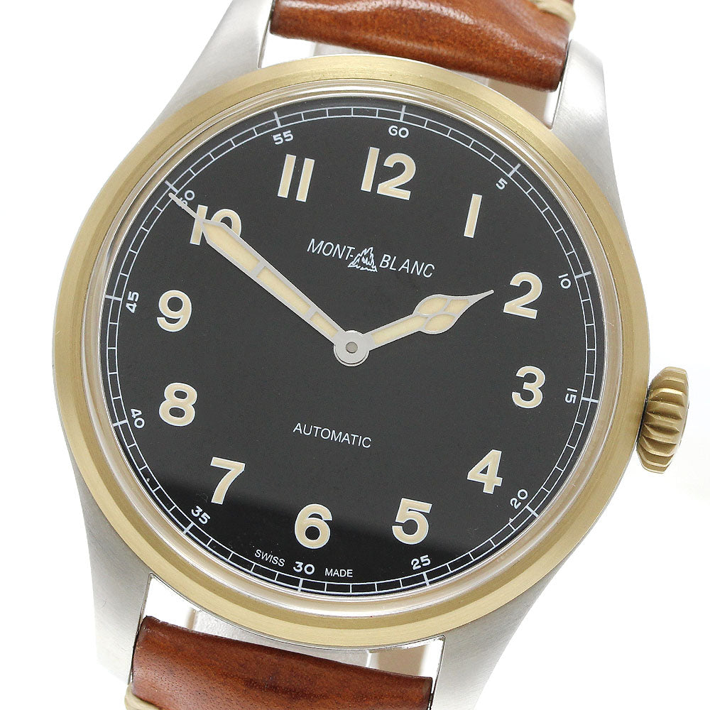 MONTBLANC 1858 116241 bronze bezel black Dial Automatic Men's Watch_947001