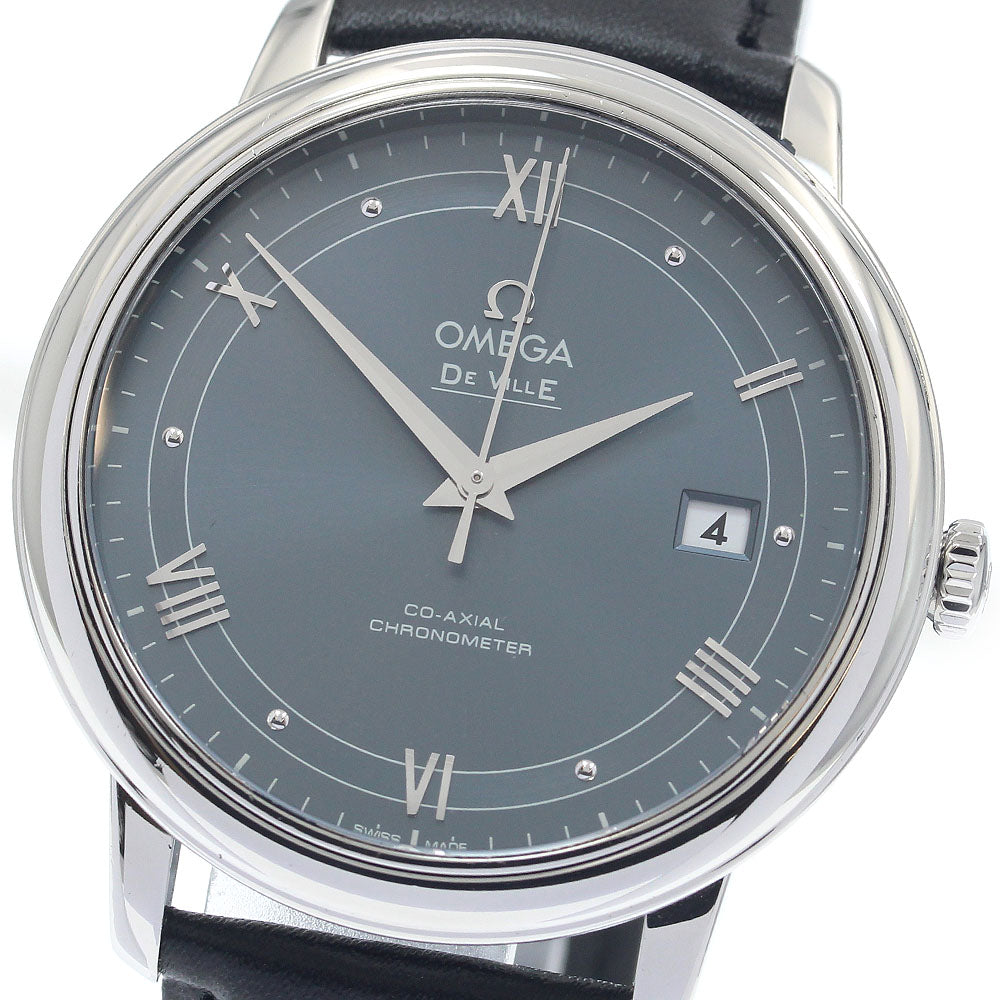 OMEGA De Ville Prestige 424.13.40.20.03.002 Navy Dial Automatic Men's_947009
