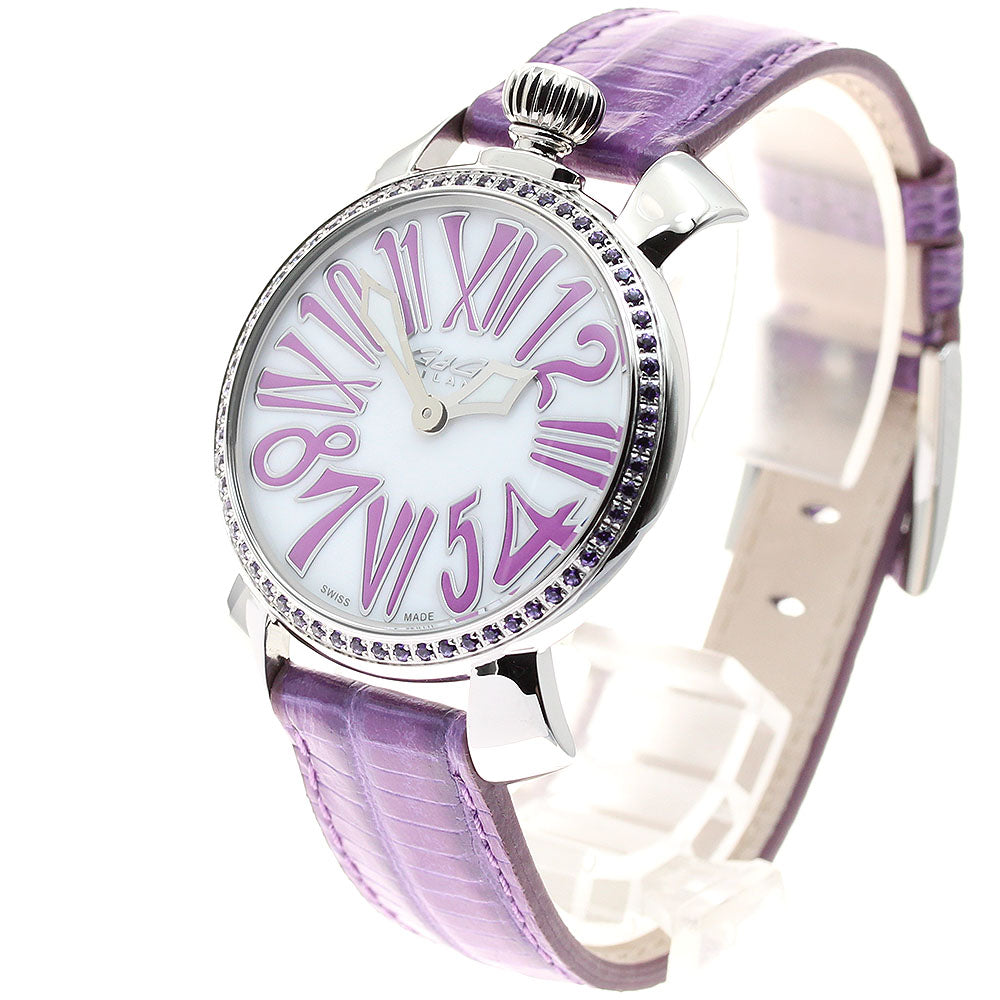 GaGa MILANO Manuale35MM 6025.01 White shell Dial Quartz Ladies Watch_947018