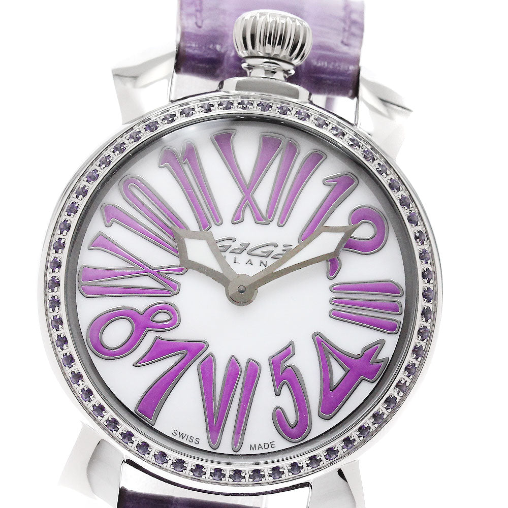 GaGa MILANO Manuale35MM 6025.01 White shell Dial Quartz Ladies Watch_947019