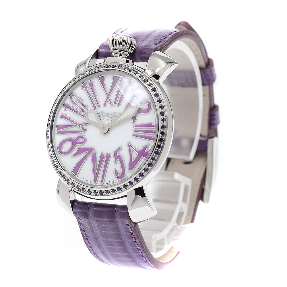 GaGa MILANO Manuale35MM 6025.01 White shell Dial Quartz Ladies Watch_947019