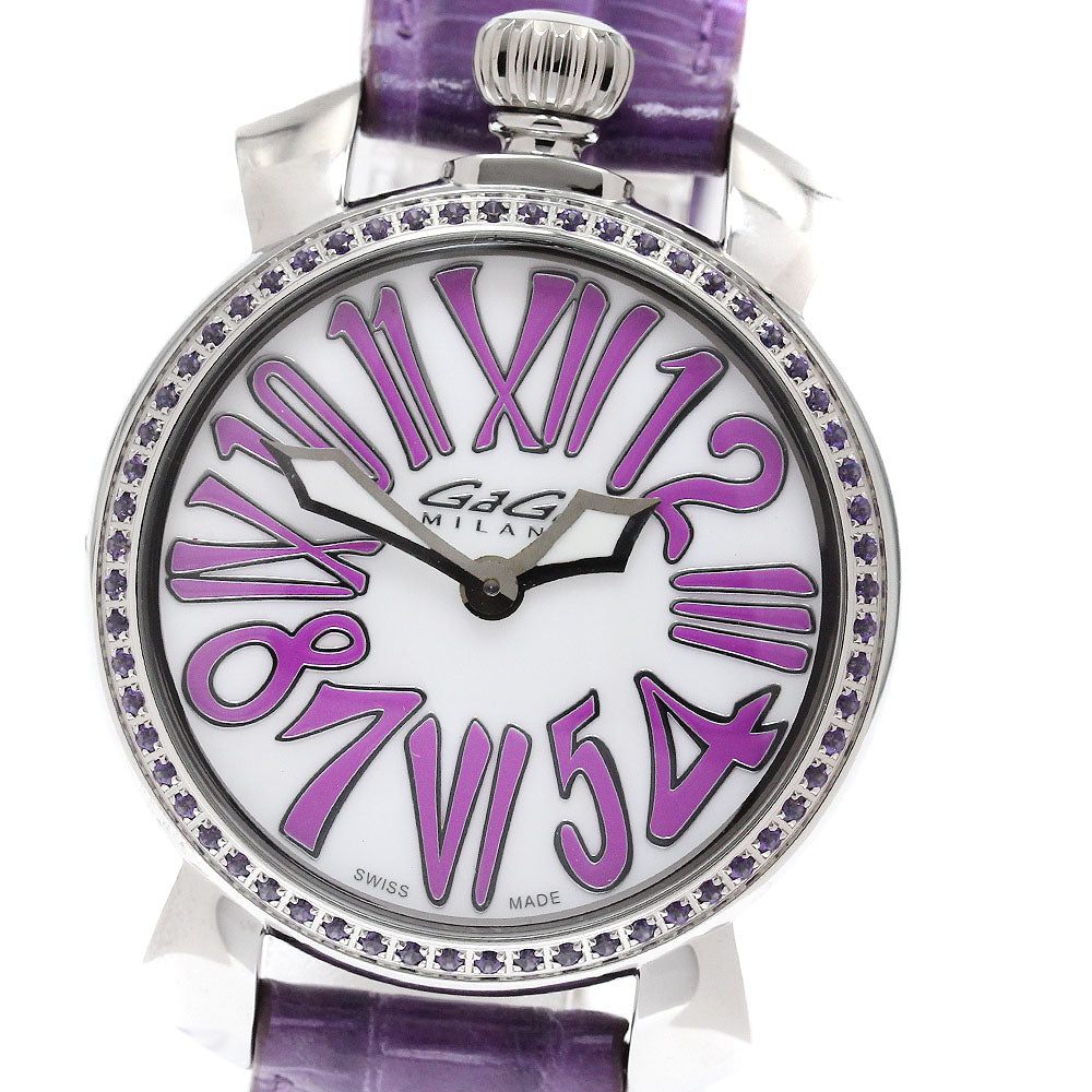 GaGa MILANO Manuale35MM 6025.01 White shell Dial Quartz Ladies Watch_947038