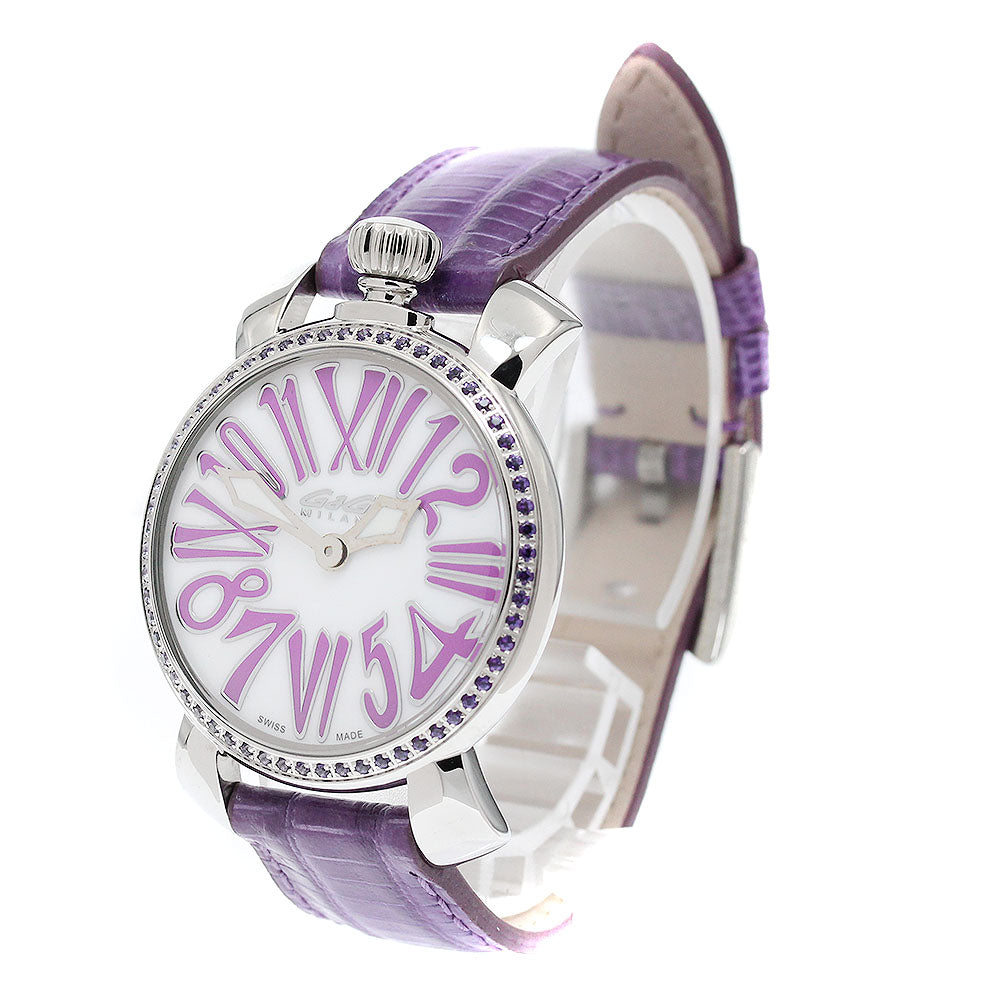GaGa MILANO Manuale35MM 6025.01 White shell Dial Quartz Ladies Watch_947038