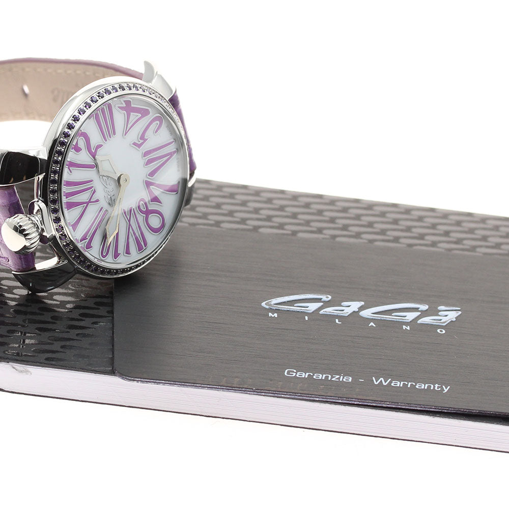 GaGa MILANO Manuale35MM 6025.01 White shell Dial Quartz Ladies Watch_947039