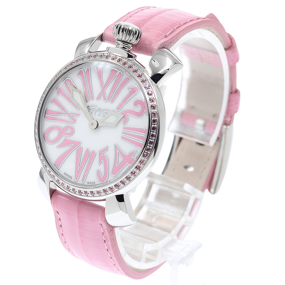 GaGa MILANO Manuale35MM 6025.02 White shell Dial Quartz Ladies Watch_947044