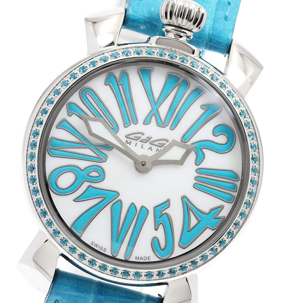 GaGa MILANO Manuale35MM 6025.03 White shell Dial Quartz Ladies Watch_947045
