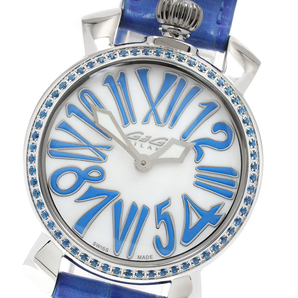 GaGa MILANO Manuale35MM 6025.04 White shell Dial Quartz Ladies Watch_947053