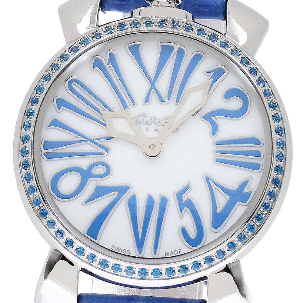 GaGa MILANO Manuale35MM 6025.04 white Dial Quartz Ladies Watch_947057