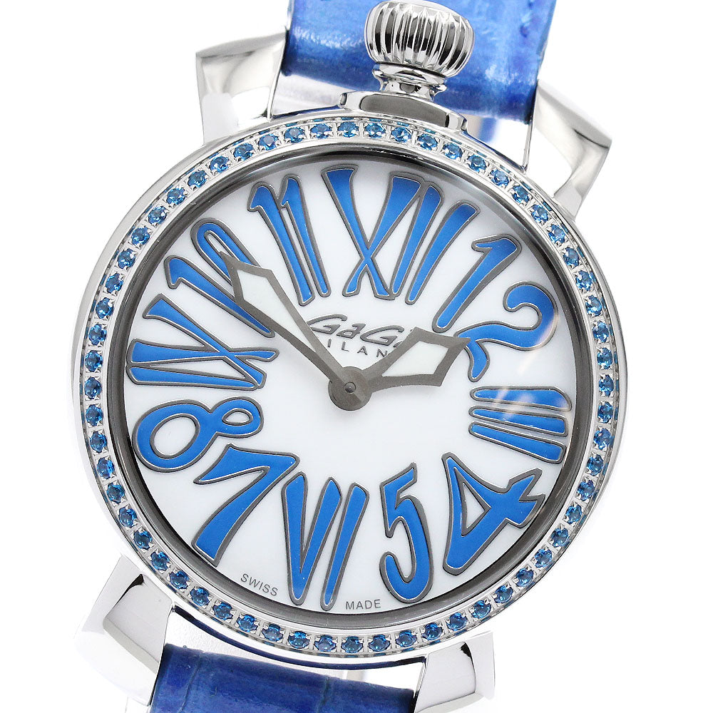GaGa MILANO Manuale35MM 6025.04 White shell Dial Quartz Ladies Watch_947058