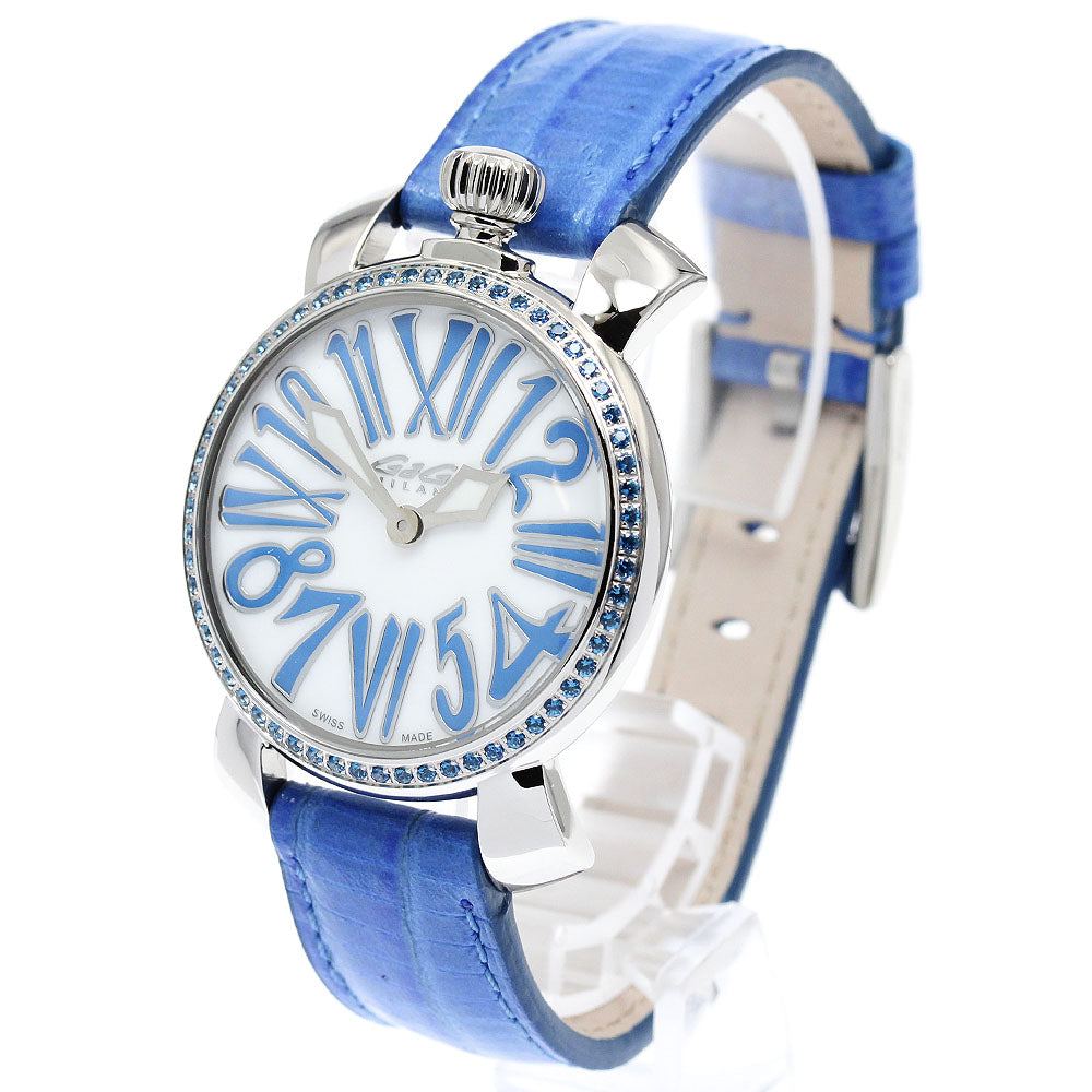 GaGa MILANO Manuale35MM 6025.04 White shell Dial Quartz Ladies Watch_947058