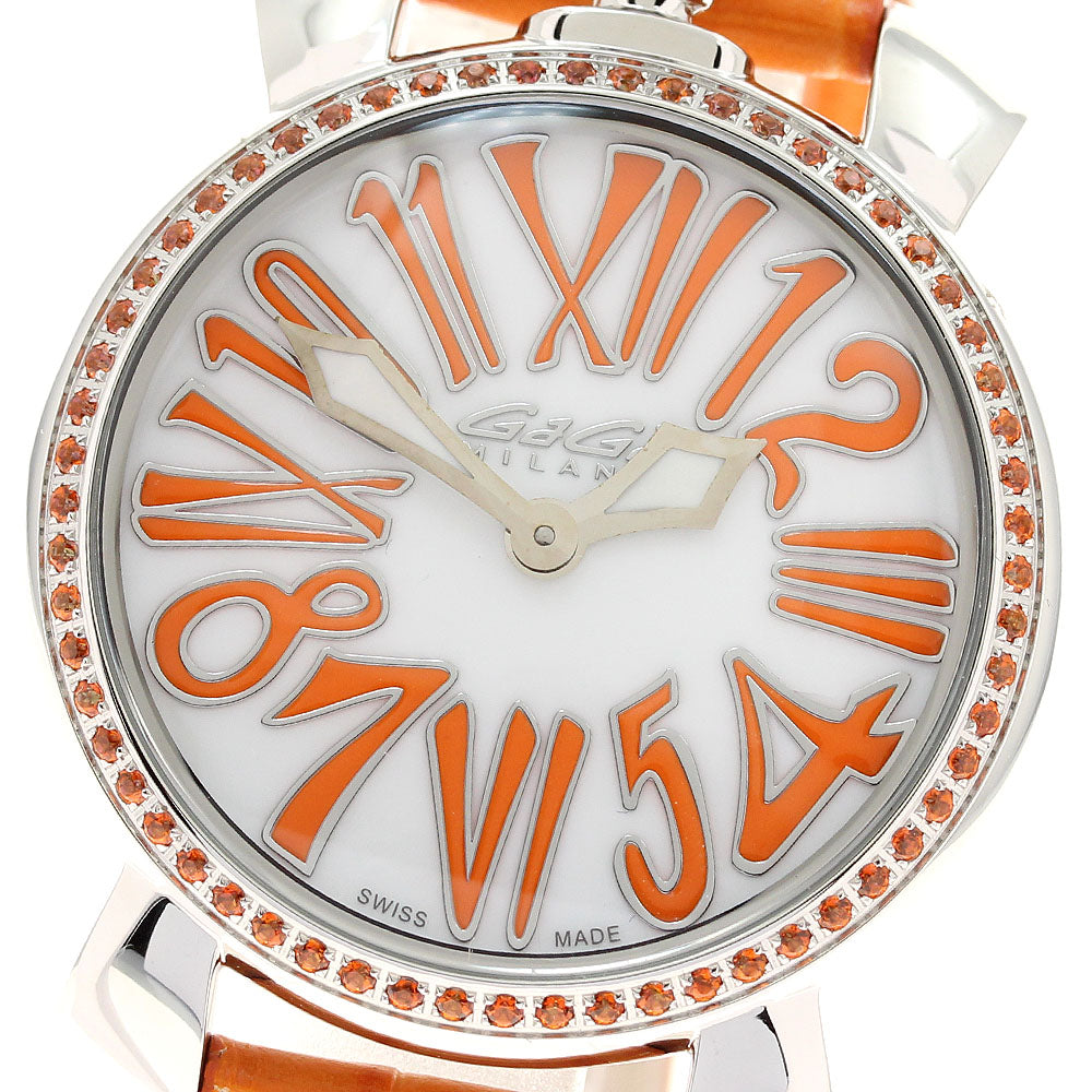 GaGa MILANO Manuale35MM 6025.05 white Dial Quartz Ladies Watch_947059