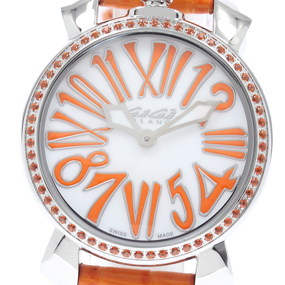 GaGa MILANO Manuale35MM 6025.05 white Dial Quartz Ladies Watch_947062