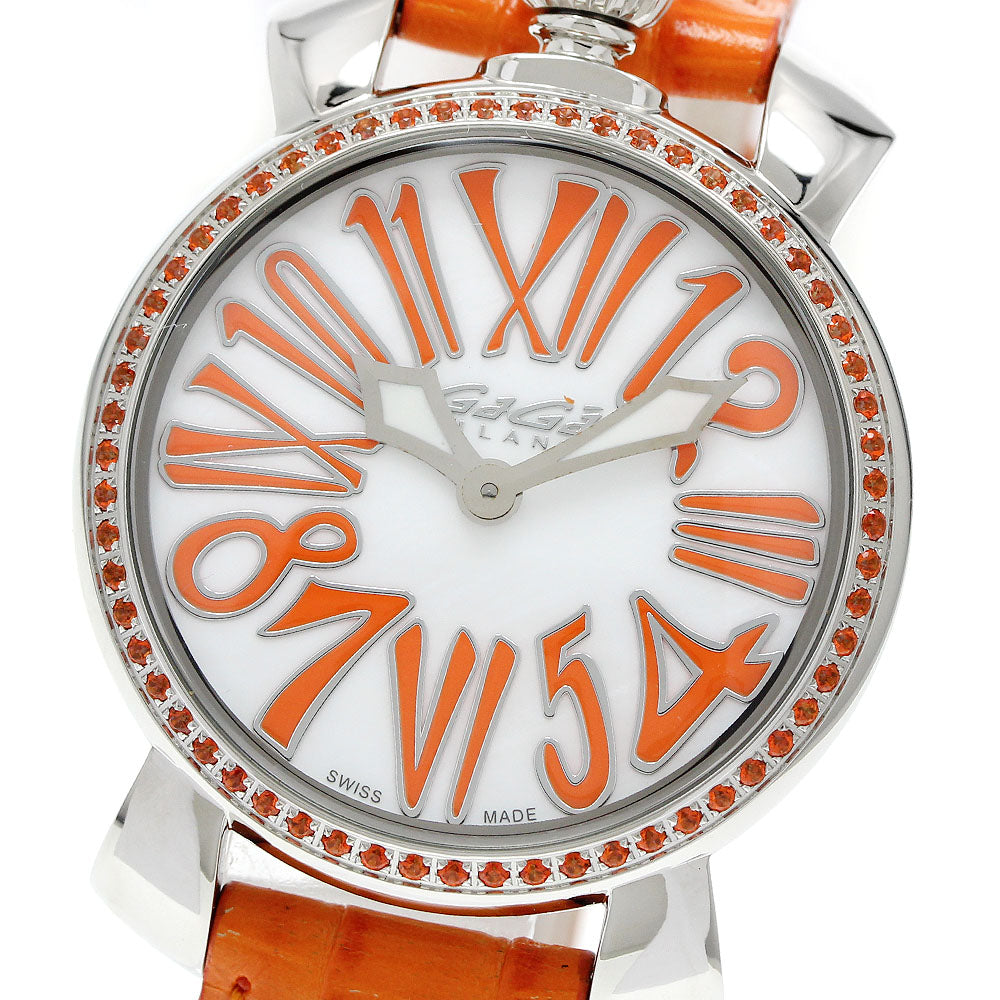 GaGa MILANO Manuale35MM 6025.05 white Dial Quartz Ladies Watch_947066